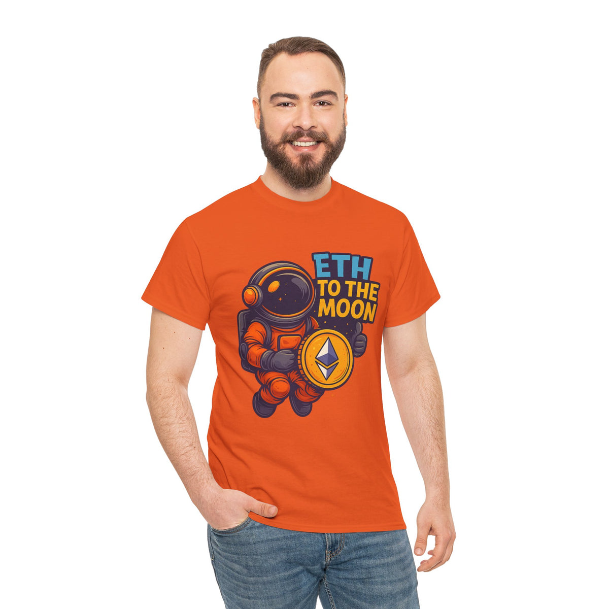 ETH To The Moon – Bold Ethereum T-Shirt