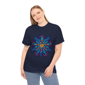 Radiant Bloom Mandala T-Shirt