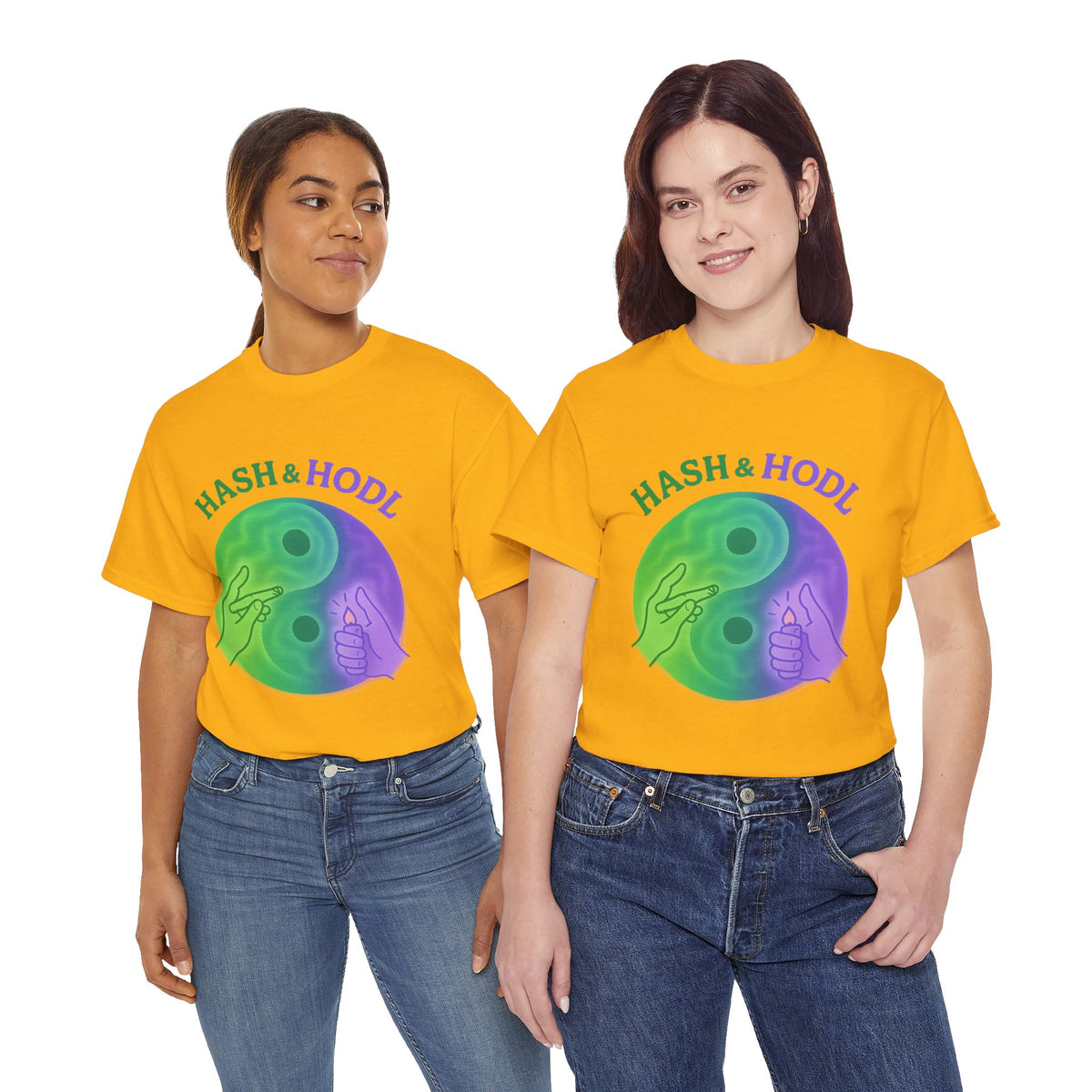 HASH & HODL (Yin-Yang Echo Edition) T-shirt