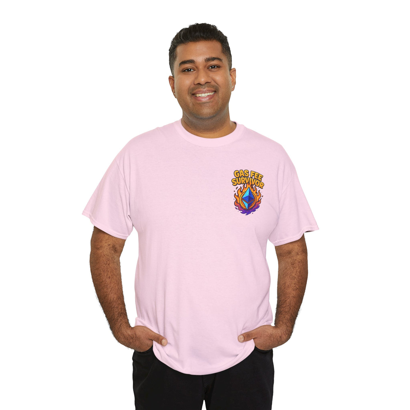 Gas Fee Survivor – Minimal Ethereum T-Shirt