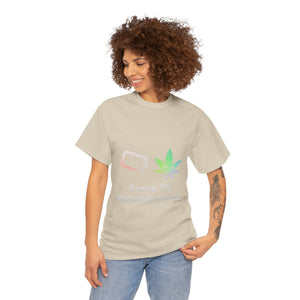 Energy: 2%. Motivation: Also 2%. T-shirt