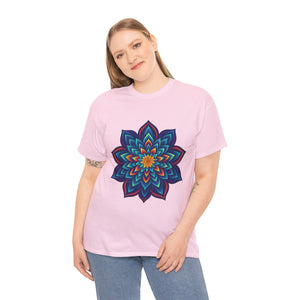 Radiant Bloom Mandala T-Shirt