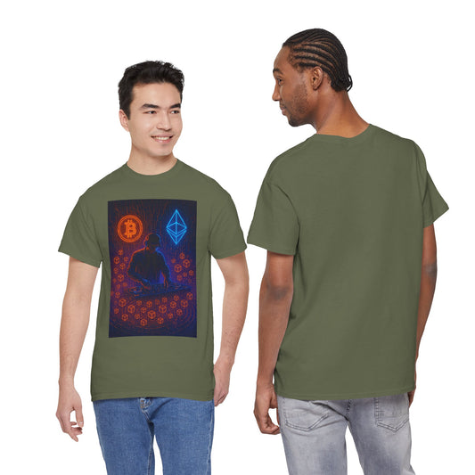 Crypto DJ | Bitcoin × Ethereum T-shirt