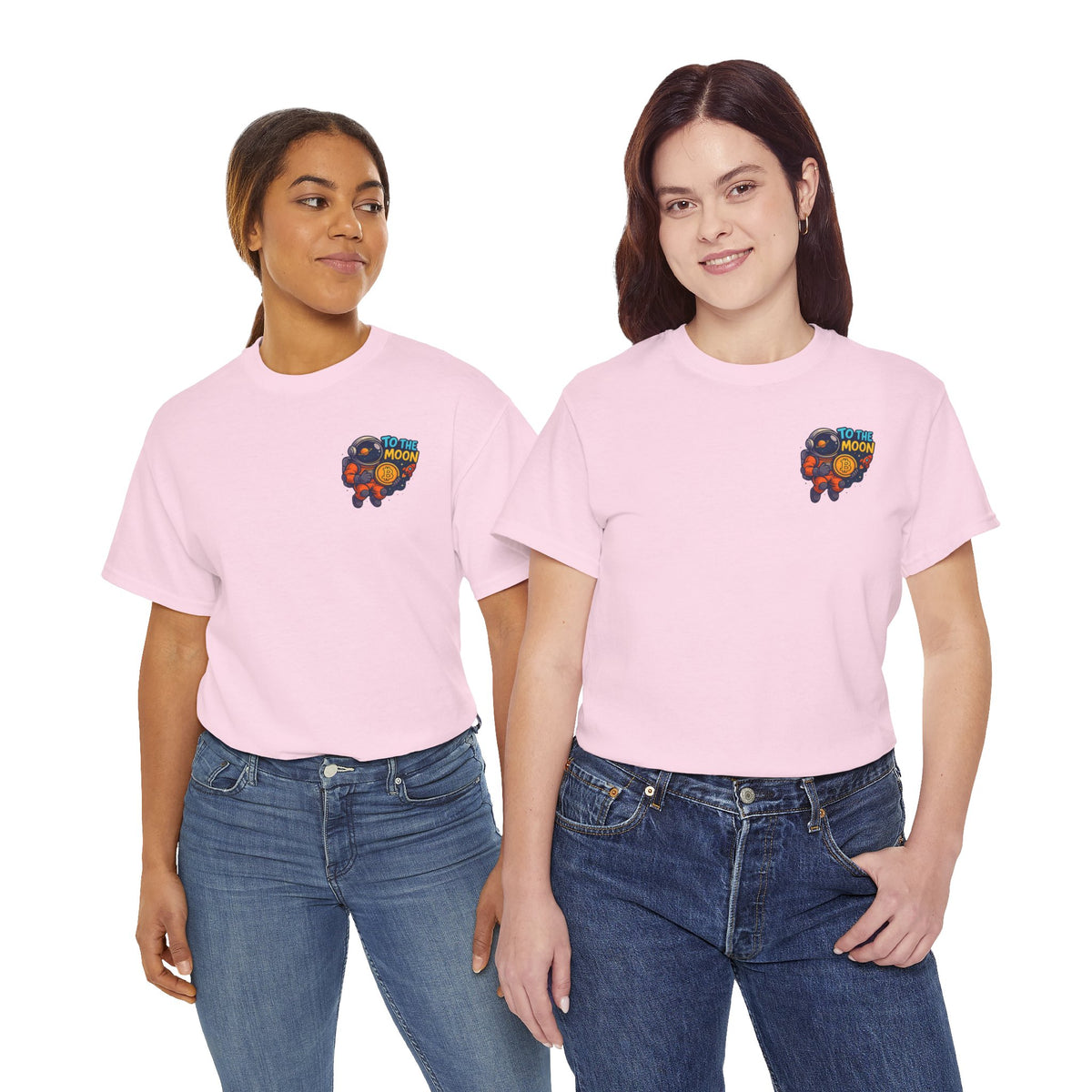 Bitcoin To The Moon – Minimal Collection T-Shirt